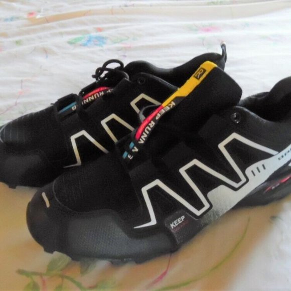 Running Shoes, Keep Running Brand Speed 3 White/Black Size 46 Euro Us size 13 - Picture 2 of 3